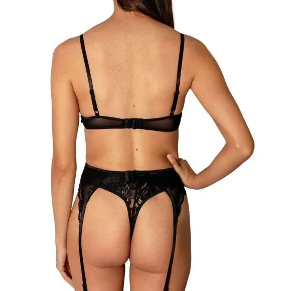 NWT Fleur Cachee "Macaria" Lingerie Set - Picture 5 of 5